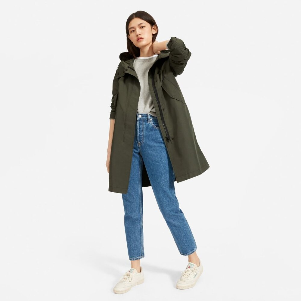 Everlane The ReNew Anorak Green Base - Size S